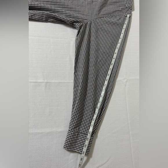 Peter Millar Brown, Blue & White Checkered Plaid Button Up Shirt Men’s XL - Picture 12 of 14